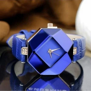 Часы наручные женские кварцевые с кожаным ремешком, в стиле кэжуал