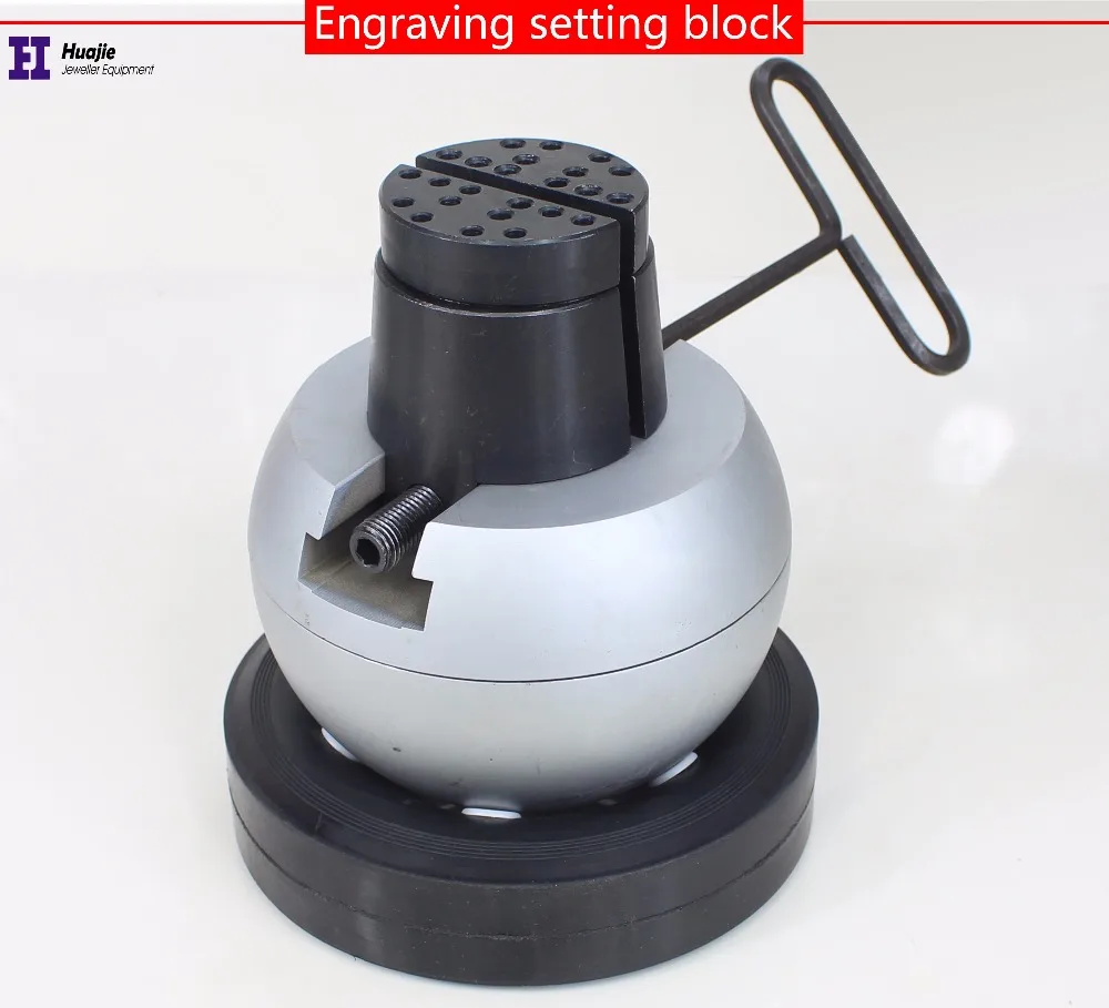 Good Quality Mini Engraving Ball Vise Tool Block Ring Setting Tools Diamond Stone Setting With Full Attachment jewelry maker