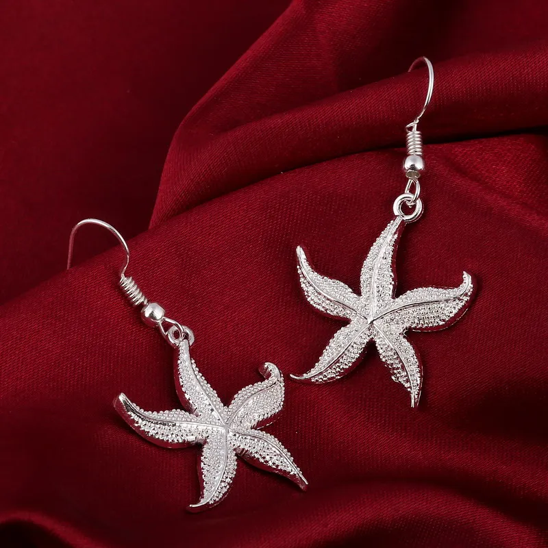 Ювелирный Комплект из колье и серёг с подвеской в виде морской звезды|colorful jewelry