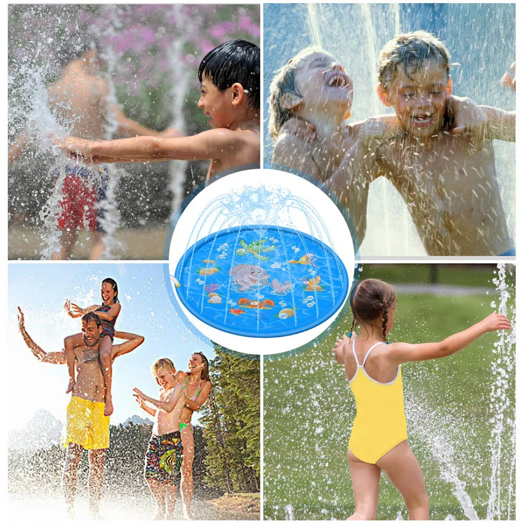 Baby Playground Toddler Boys Girls Gifts parque infantil bebe Outdoor Water Toys Kids Sprinkler Play Pad Mat piscina de bolinha