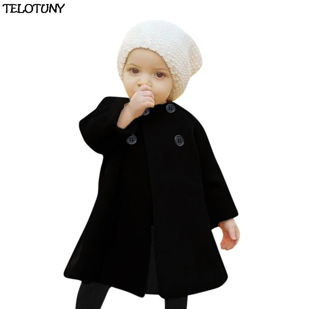 TELOTUNY 2018 модная осенне-зимняя детская верхняя одежда для девочек куртка на