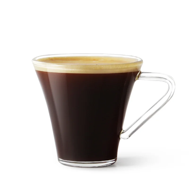 Брикет эспрессо ручной работы с рукояткой экологичные чашки и кружки для