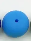 Новые силиконовые бусины abacus, 50 шт. Силиконовые Прорезыватели для зубов, набор из бисера DIY Силиконовое ожерелье, Детская силиконовая форма жевательные бусины - Цвет: Небесно-голубой