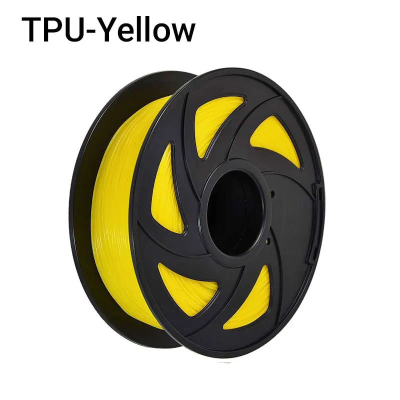 Yellow TOPZEAL 3d принтер TPU нити 1,75 мм нити гибкие мерные точность+/-0,02 мм 3D печать материал пластик - Цвет: Yellow