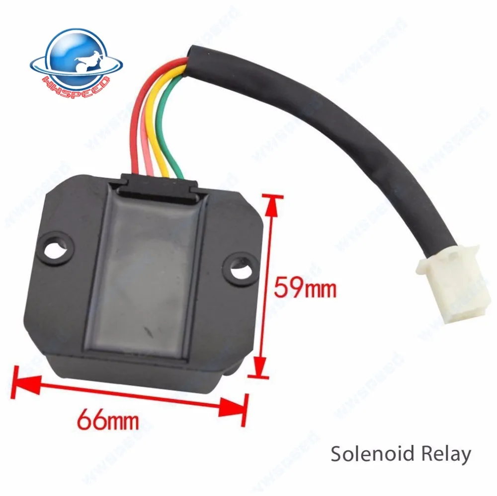 AC Racing катушка зажигания 6 Pin CDI регулятор напряжения Выпрямитель электромагнитное