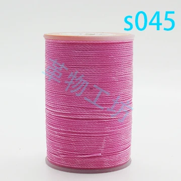 s045 Yule круглые цепочки из воска 0,45 Без свободной кожи Diy специальная линия 170 метров Кожа ремесло инструменты ручная швейная машинка вощеная нить - Цвет: s045