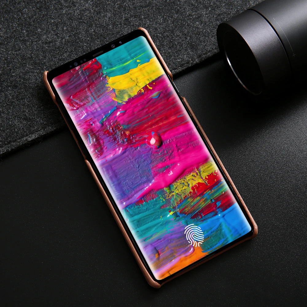 Для samsung Galaxy Note 9 чехол роскошный чехол из натуральной кожи для samsung Note 9 Модный чехол из воловьей кожи для Galaxy Note9