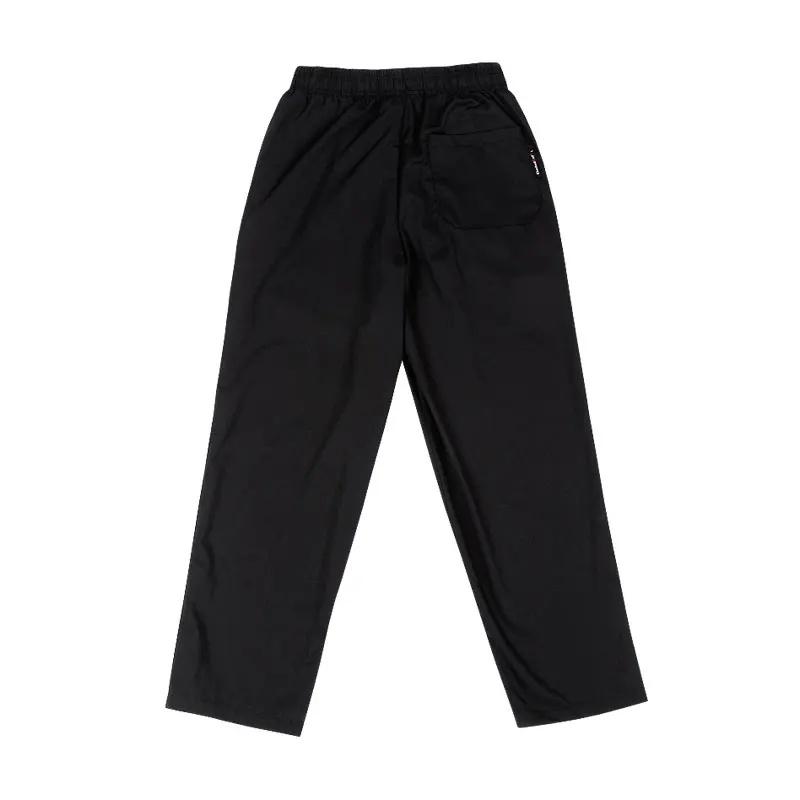 Брюки шеф повара с эластичным поясом черные брюки для ресторана отеля кофейни