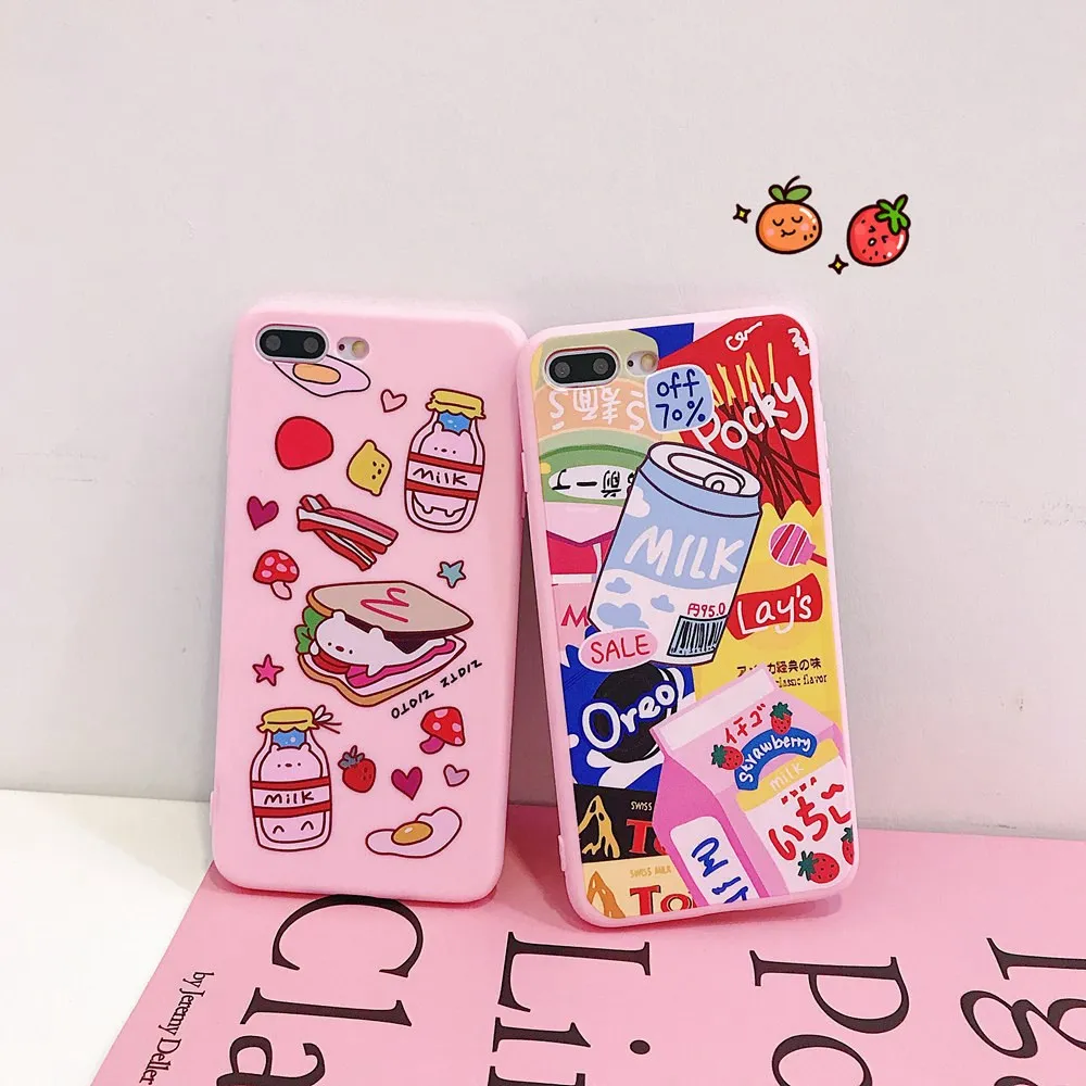 KISSCASE Ультра мягкий пищевой чехол для телефона iPhone 7 XR 6 6S Plus 8 XS Max X Capinhas Funda |