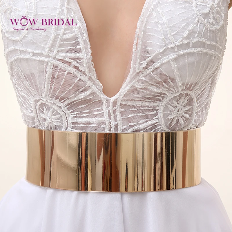 Wowbridal изящное белое платье для выпускного вечера пикантное с глубоким V образным