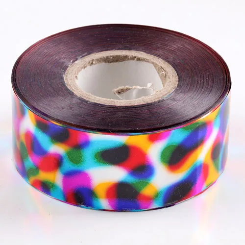 

1pcs/lot 2.5cm*100m Beauty Nail Foil Colorful Transfer Stickers Starry Sky Decals for Nail Art Decoration Tips Manicure Tools