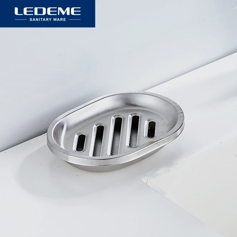 Держатель для мыла LEDEME Коробка без сверления нержавеющая сталь коробка мыльницы