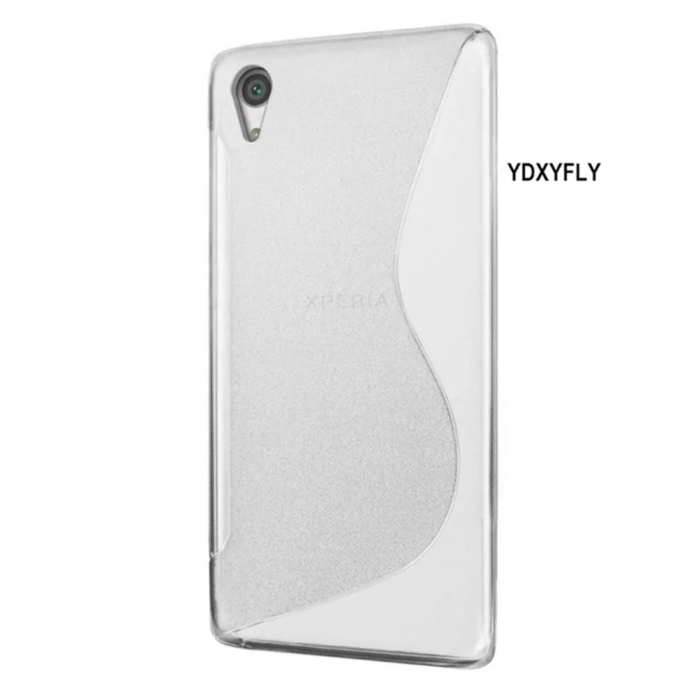 Гибкий чехол для Sony Xperia XA XA1 ультра силиконовый из tpu с линией в форме S X Compact/XZ XZs E5 L1