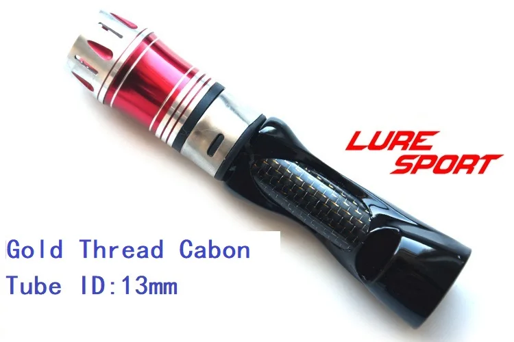 LureSport 2 комплекта XCG катушка сиденье алюминиевый красный колпачок алюминиевая гайка карбоновая трубка катушка седло, штырь строительный компонент ремонт DIY аксессуар