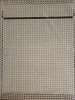 5pcs passap knitting machine deco 40 stitch pattern designer blank punch cards