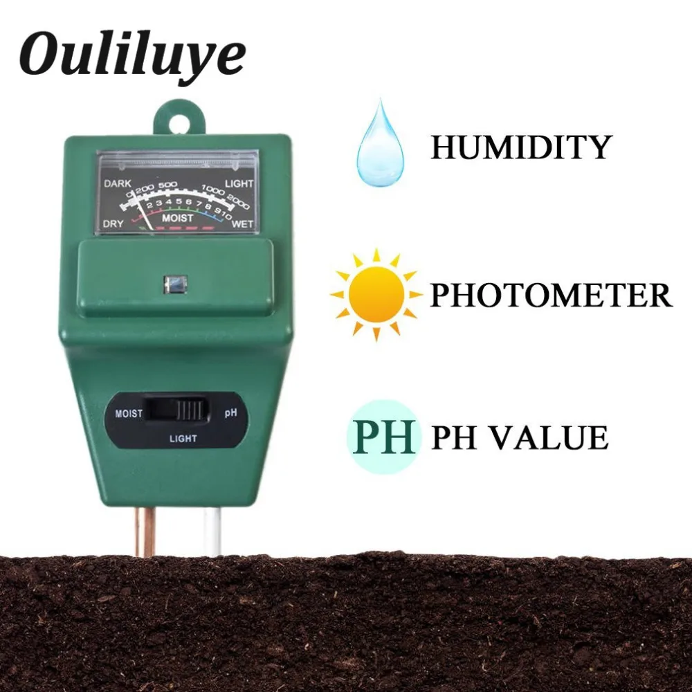 Измеритель влажности для почвы измеритель PH цифровой анализатор ec датчик сада