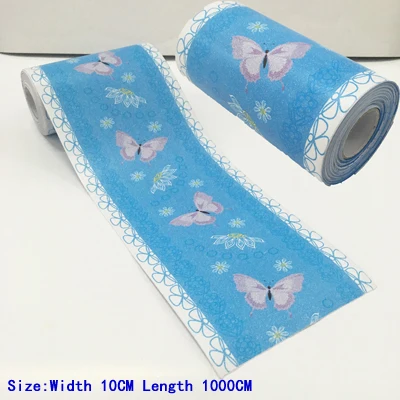 waist line 18 10 м мультяшная декоративная наклейка на талию, детская комната, плинтус, граница, слон, движение, цветы, наклейка на стену s для детей - Цвет: waist line 18
