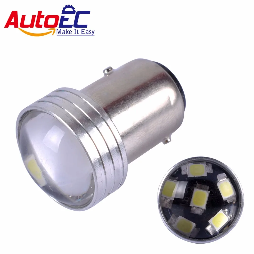 1156 1157 автомобильный сигнал поворота 6smd led 2835 BA15S P21W BAY15D P21/5W с объективом резервный