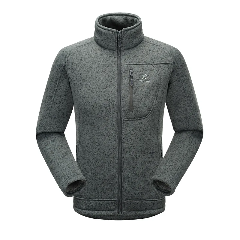 3 цвета 2015 осень-зима Для мужчин открытый Термальность Nap ткань флис пальто