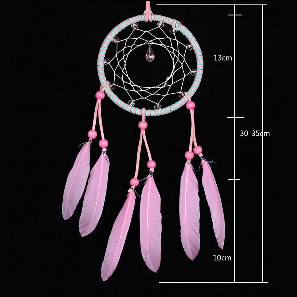 Розовые милые хрустальные украшения для дома оригинальные подарки