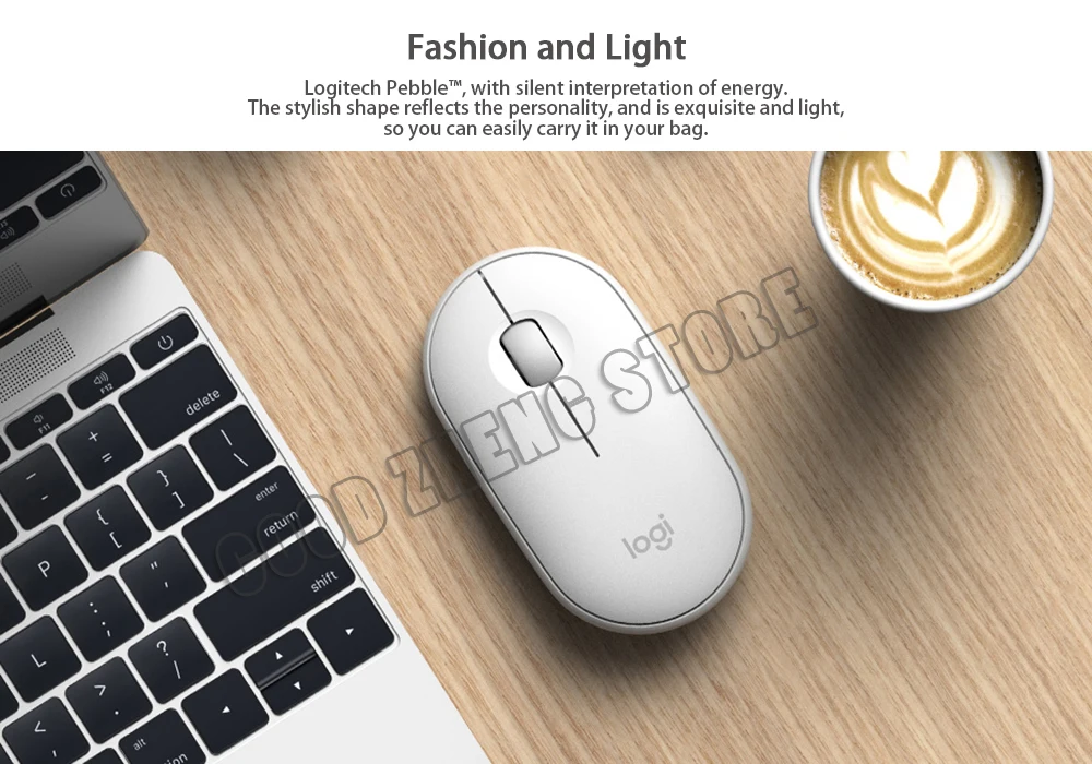 logitech галька Bluetooth Мышь Син энд светильник бесшумные мыши Портативный современный красочный черного/серого/розового цвета