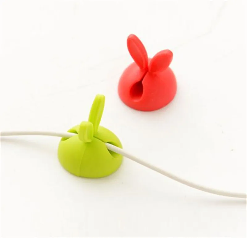 6 x зажим для кабеля стол аккуратный провод падение свинца USB зарядное устройство