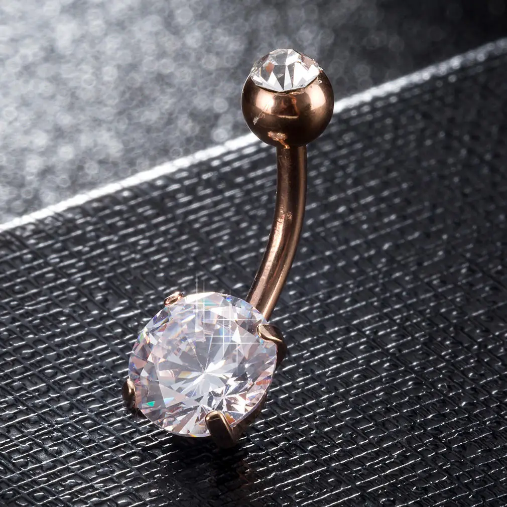 MJARTORIA сексуальные женские золотые пирсинг-серьги для пупка на кнопках ювелирные