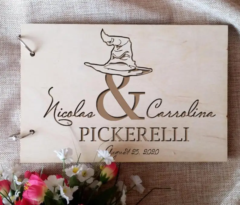 Свадебная Гостевая книга деревянная доска альтернативный знак всегда