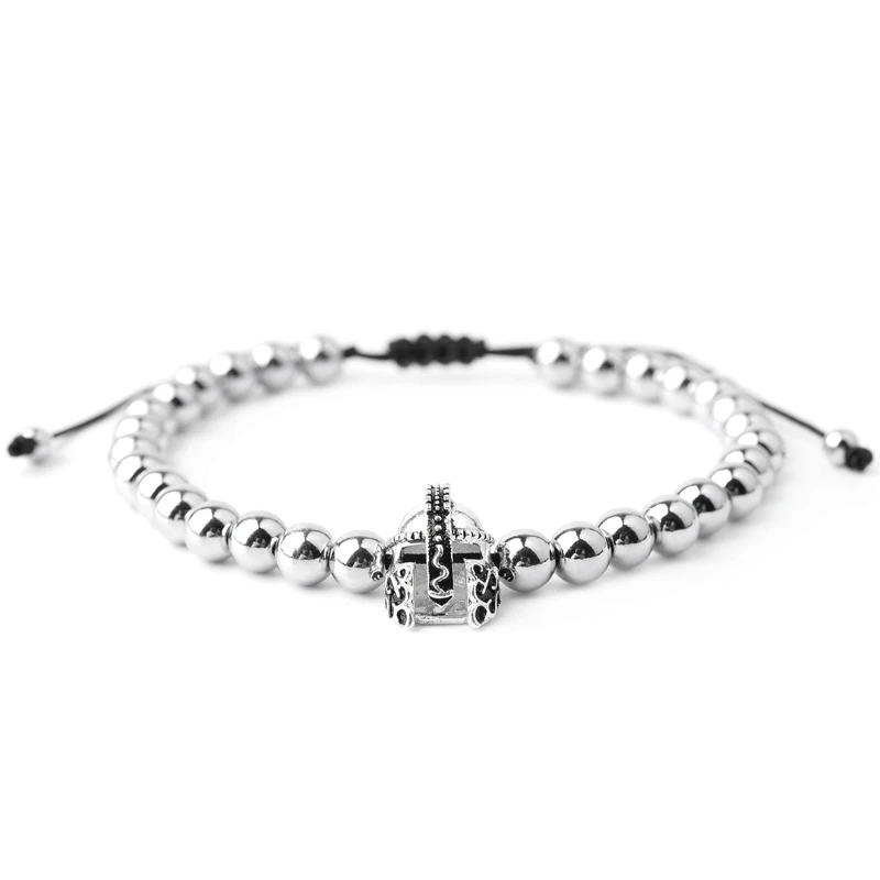 Мужской регулируемый браслет BOJIU золотистый серебристый розовый черный из