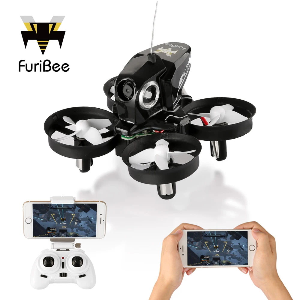Новый мини-Дрон FuriBee H801 с Wi-Fi FPV дистанционным управлением Квадрокоптер