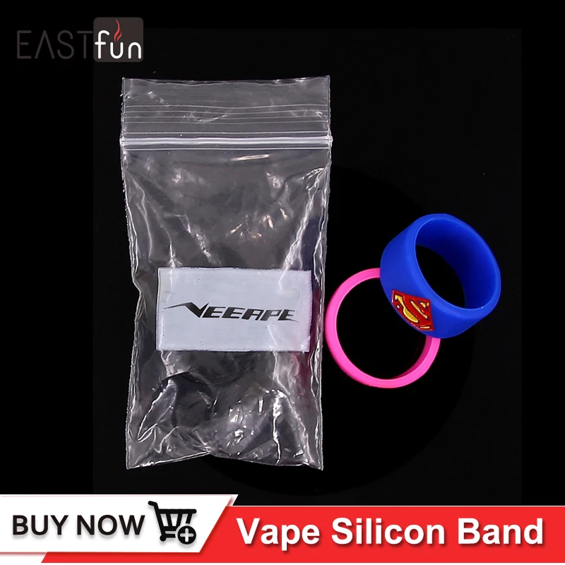 Veeape 10 шт. новейшее декоративное кольцо силиконовый ремешок vape с суперчеловеком