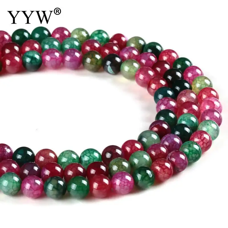 High Quality Natural Stone Tourmaline Beads Round Loose 4mm 6mm 8mm 10mm 12mm For DIY Necklace Bracelet Jewelry Making | Украшения и