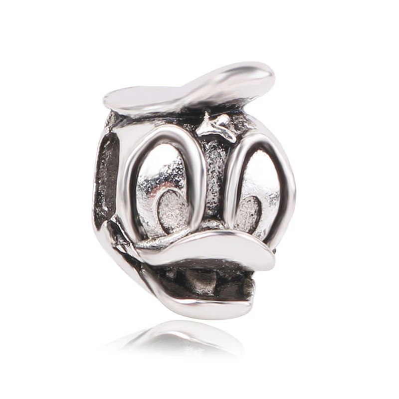 X164 Новинка,,, бусинка из ленты, Микки Маус, сказка, Дамбо, любовь, шарм, подходит для Пандоры, браслет, ожерелье, сделай сам, женское ювелирное изделие, подарок - Цвет: X164