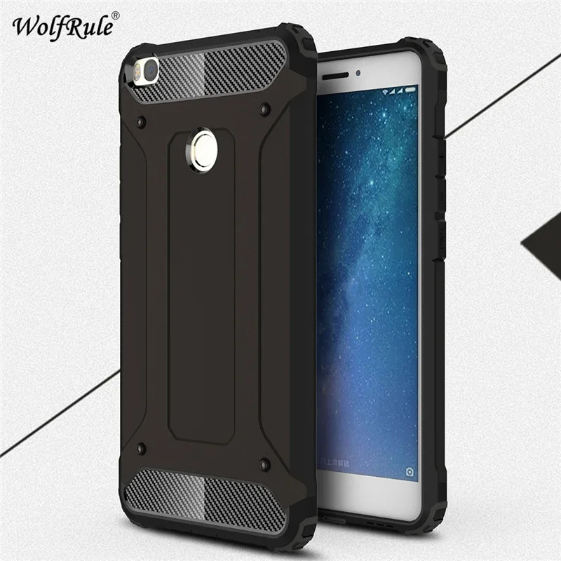 Wolfrole Xiaomi Mi Max 2 чехол Max2 противоударный силиконовый + пластиковый для MiMax 2|case for