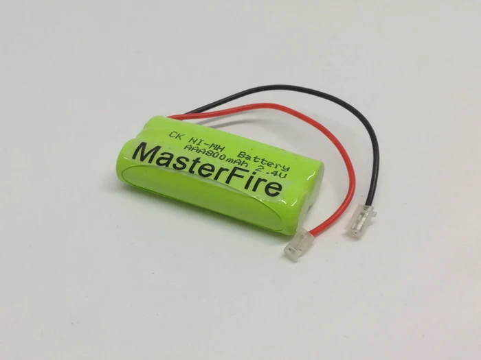 

MasterFire 6PCS/LOT Brand New Ni-MH AAA 2.4V 800mAh Ni MH Battery Rechargeable Cordless Phone Batteries Pack With Plugs