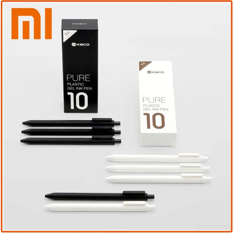 Оригинальный Xiaomi KACO знак ручки Прочный 0 5 мм вместимость подписание 10 шт./упак.