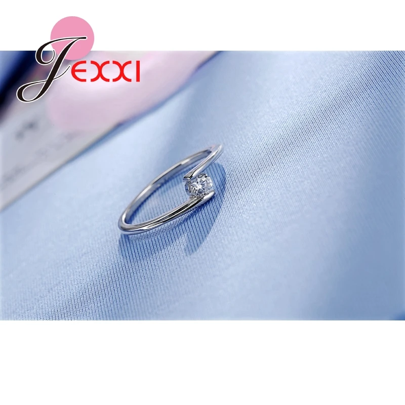 Женское кольцо из серебра 925 пробы с фианитом|finger ring|rings for womenring |