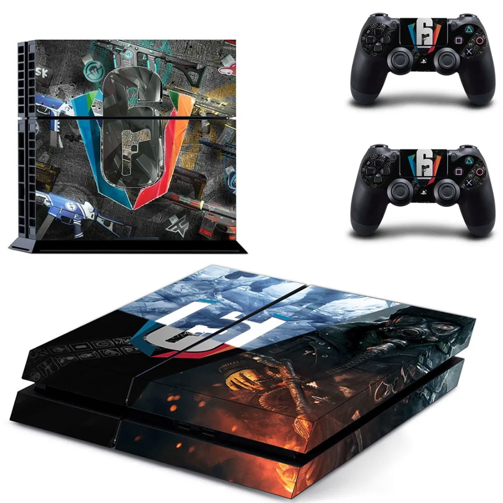 Наклейка Tom Clancy's Rainbow Six Блокировка PS4 наклейка для консоли PlayStation 4 и 2