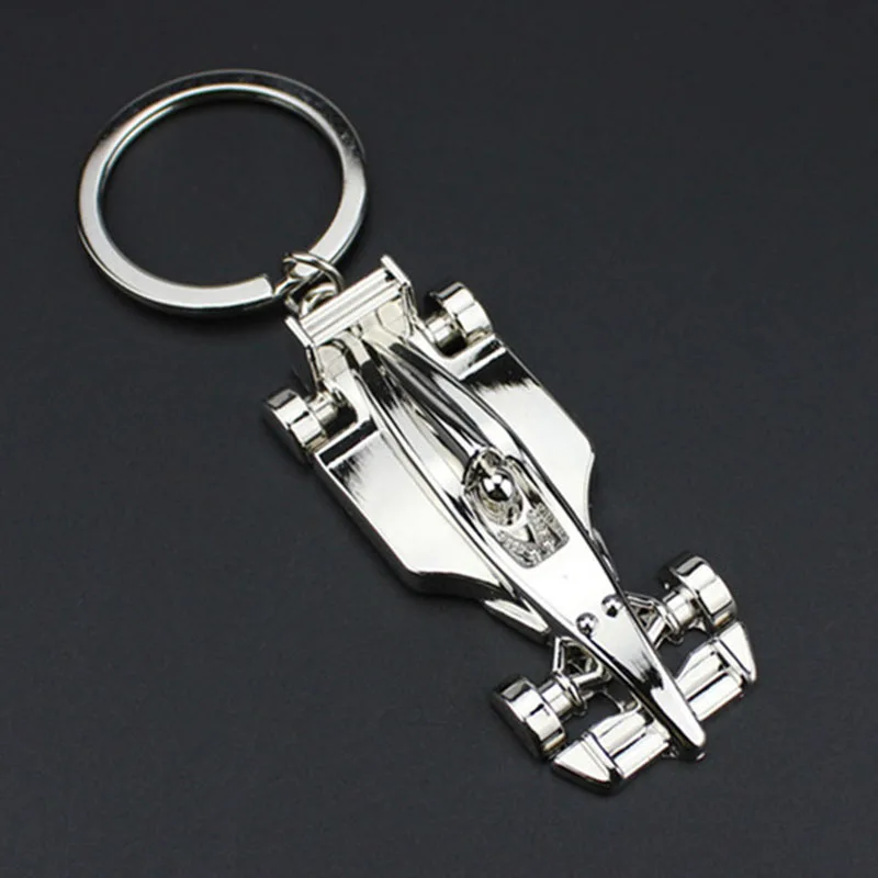 Mini F1 racing personality creative Metal Keychain Hanging Pendant Men Gift Keyring Bag Key Chains Holder Rings D1035 | Украшения и