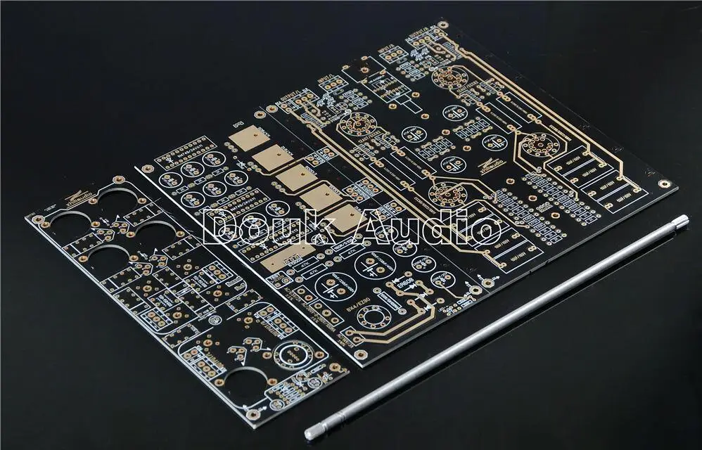 Douk аудио Hi End XLR сбалансированный/RCA Предварительный усилитель Fi вакуумная