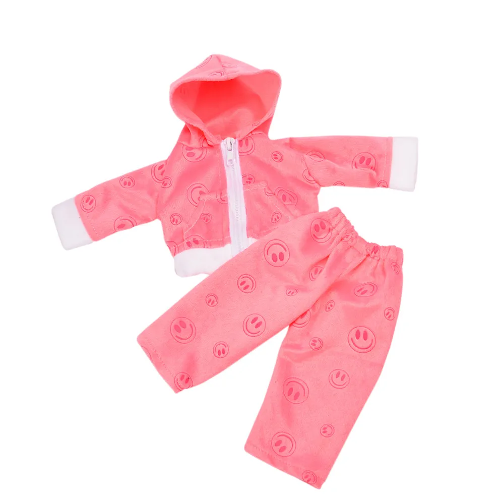 Милый мягкий спортивный костюм LUCKDOLL 18 дюймов американская кукла 43 см аксессуары