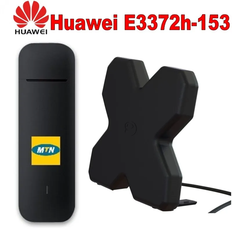 Разблокированный LTE 4G USB модем Huawei E3372 E3372h 153 + 4g CRC9 35dbi антенна|usb antenna|4g usb modem unlocked4g
