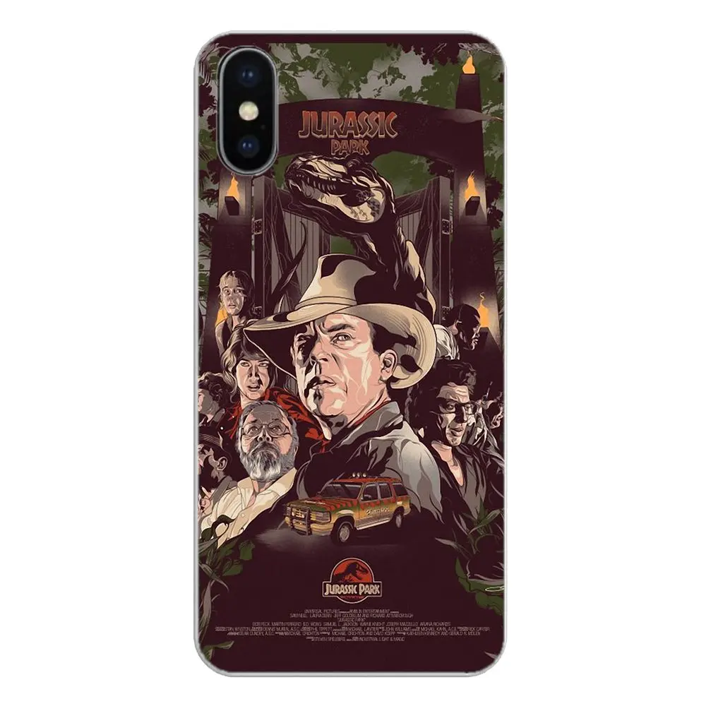 Силиконовый чехол для телефона Xiaomi Redmi 4X S2 3S Note 3 4 5 6 6A Por Pocophone F1 Mi Jurassic Park 1993 Movie Poster |