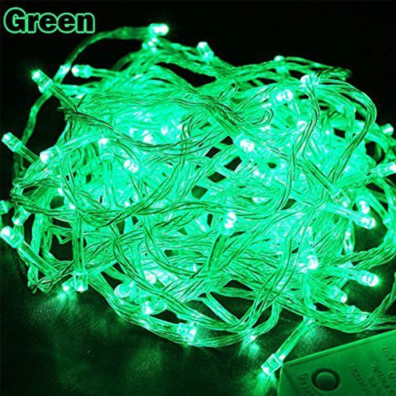 LED String Holiday Light Christmas Lights 110V/220V 10m/100LEDs With 8 Modes for Holiday/Party/Decoration Free shipping | Лампы и
