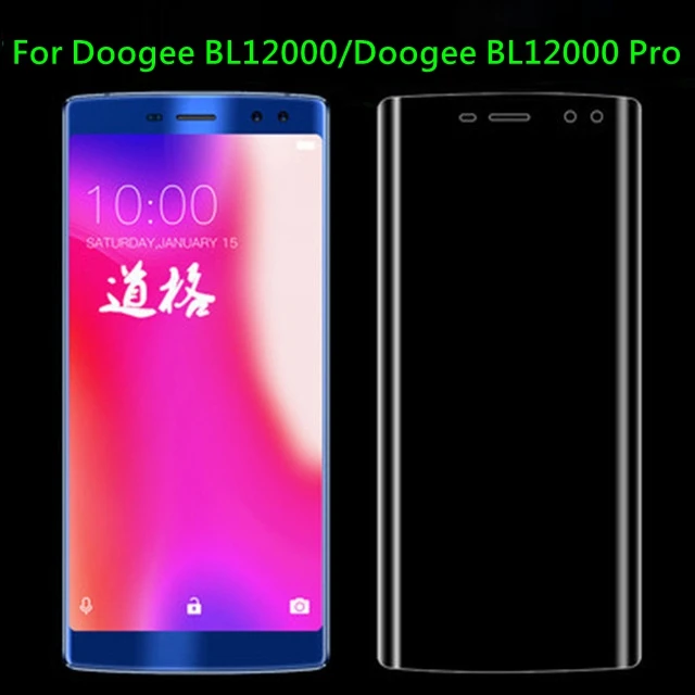 3 шт. защитная Пленка Для Doogee BL12000 TPU с мягкими краями на весь экран