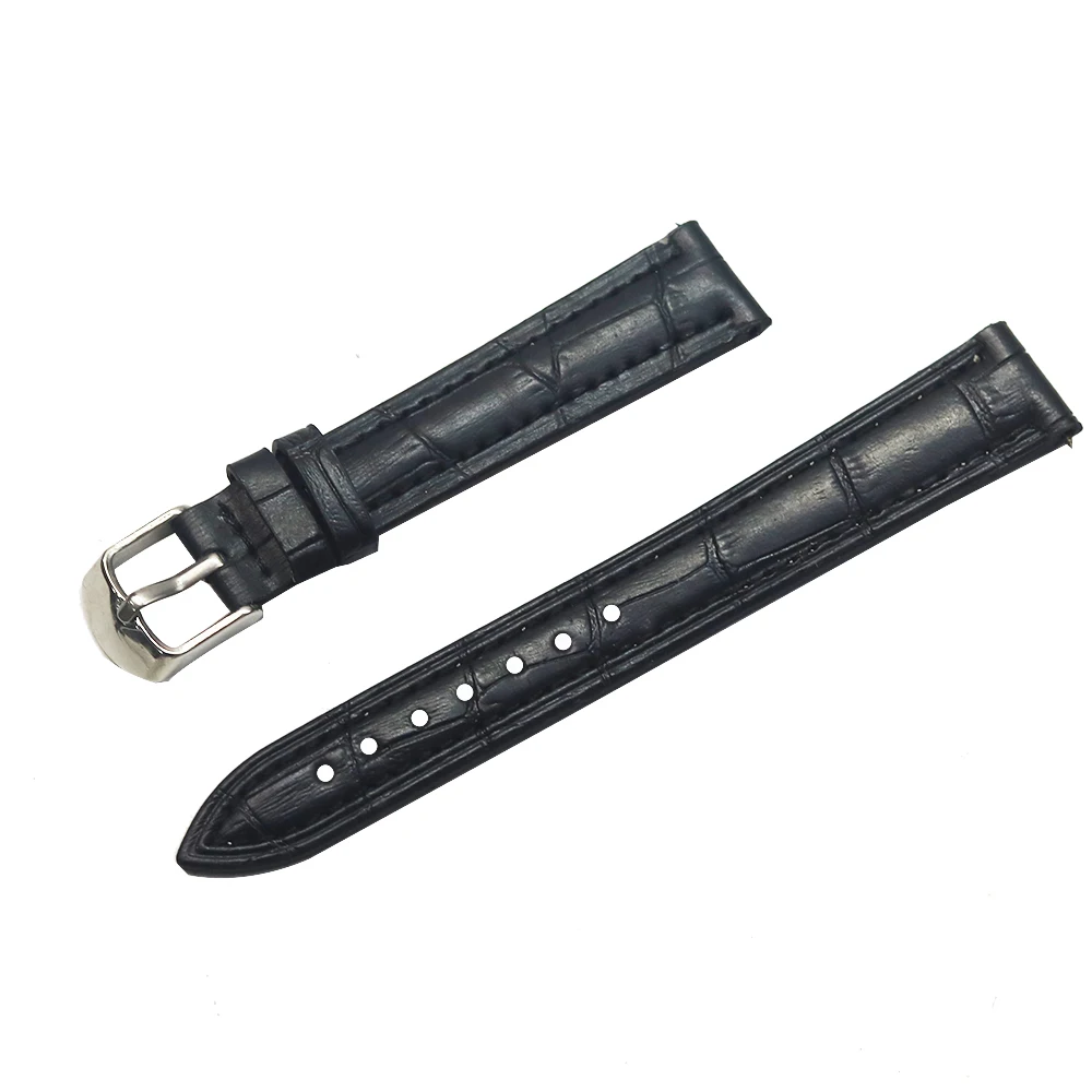 Новый ремешок для часов браслет черный коричневый Ремешки наручных из