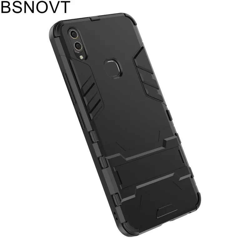 Чехол для Vivo V9 Мягкий силикон + пластиковая подставка держатель телефона