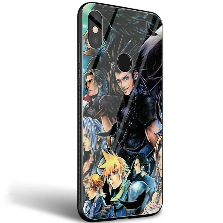 GerleeK стеклянный чехол из ТПУ Final Fantasy VII FF7 для Xiaomi 8 Lite A1 9 pocophone F1 Redmi Note 5 6 7 Pro 6A