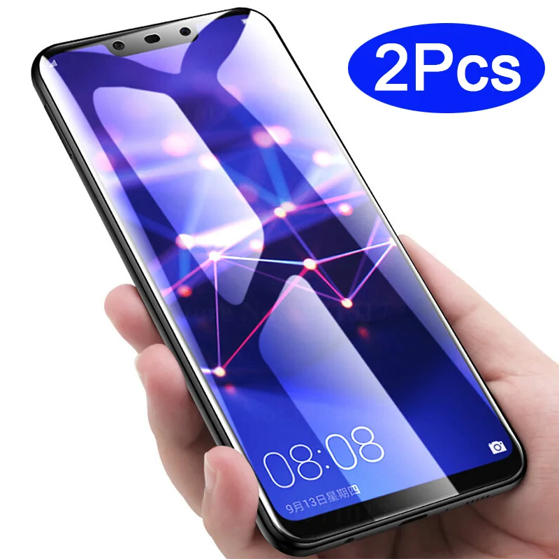 Закаленное стекло для huawei p20 lite 2 шт. Защитное экрана Защитная пленка задней