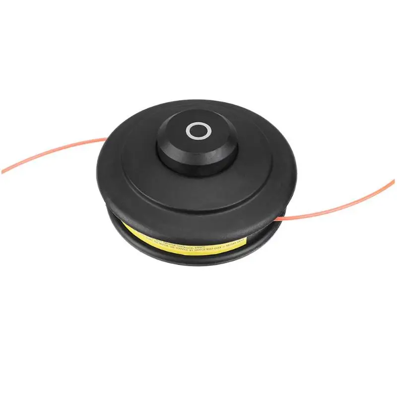 Universal Nylon Brush Mower Bump Spool Grass Trimmer 2 Lines Brush Cutter Head Thread Line String Saw Grass Brush Mower Silver - Цвет: Черный